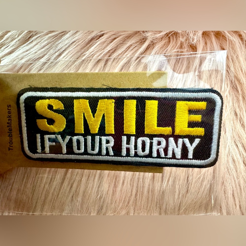 Smile If You're Horny Patch